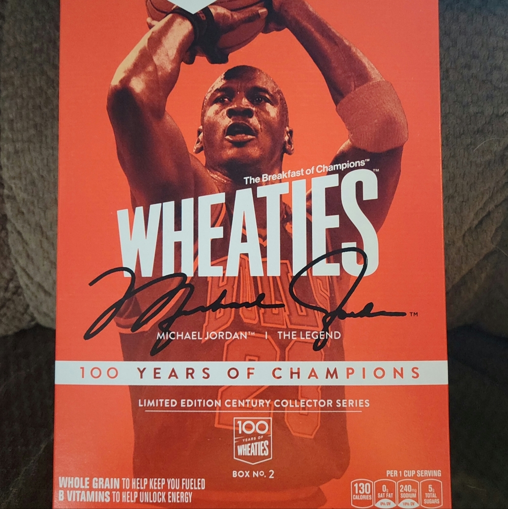 Michael Jordan Collectors Edition Wheaties Box